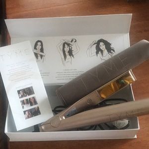 TYME straightener, no damage,  works great!